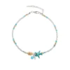 Beaded Starfish Anklet With Shells & Pearls -Citrusreef Store beaded starfish anklet with shells charms