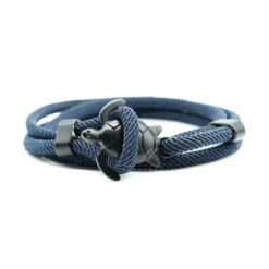 Sea Turtle Rope Bracelet -Citrusreef Store black navy sea turtle rope bracelet