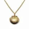 Gold Clam Shell Locket