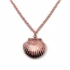 Rose Gold Clam Shell Locket