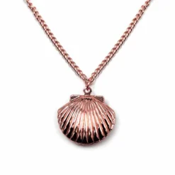 Rose Gold Clam Shell Locket