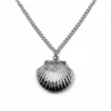Silver Clam Shell Locket