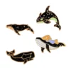 ‘Cosmic Whales’ Whale Brooch Pins 2 ‘Cosmic Whales’ Whale Brooch Pins -Citrusreef Store cosmic whale brooch pins
