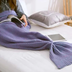 Crochet Mermaid Tail Blanket 12 Crochet Mermaid Tail Blanket -Citrusreef Store cosy knit mermaid tail blanket purple 1 9948ed13 4209 4479 ba59 b5fbcc09d504