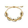 Gold Cowrie Bracelet -Citrusreef Store cowrie shell bracelet gold 1