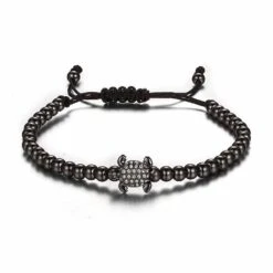 Pavé Crystal Turtle Bracelet