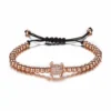 Rose Gold Turtle Bracelet -Citrusreef Store crystal sea turtle beaded bracelet rose gold