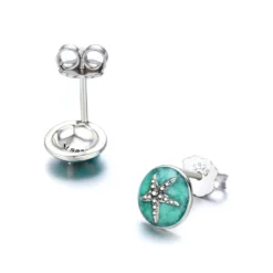 Vitality Enamel Starfish Earrings -Citrusreef Store enamel starfish earrings 3