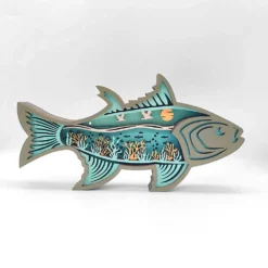 Reef In Fish Carving