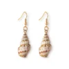 Gold Conch Earrings -Citrusreef Store gold conch earrings 1