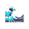 Kanagawa Wave Pin -Citrusreef Store great ocean wave brooch pin