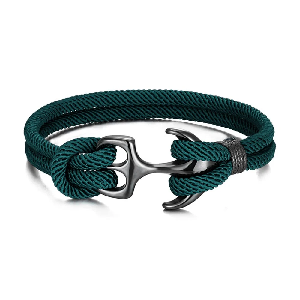 Mens Anchor Rope Bracelets 6 Mens Anchor Rope Bracelets - Image 4