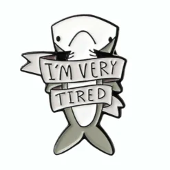 ‘Save The Sharks’ Shark Brooch Pins -Citrusreef Store im very tired hammerhead shark brooch pin