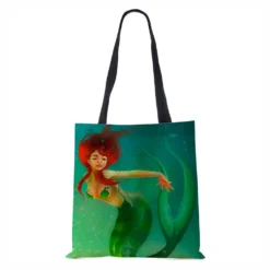 Mermaid Tote Bag -Citrusreef Store little mermaid tote bag 2