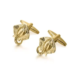 Gold Stingray Cufflinks