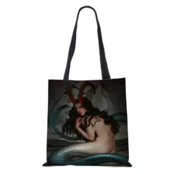 Mermaid Tote Bag -Citrusreef Store mermaid tote bag 13