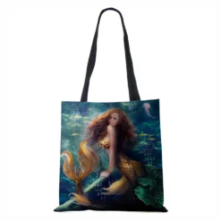 Mermaid Tote Bag -Citrusreef Store mermaid tote bag 8