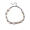 Black Cowrie Shell Choker -Citrusreef Store natural cowrie shell necklace black cord 1
