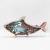 Sunset Fishing In Fish Carving -Citrusreef Store ocean fish carving sculpture 1