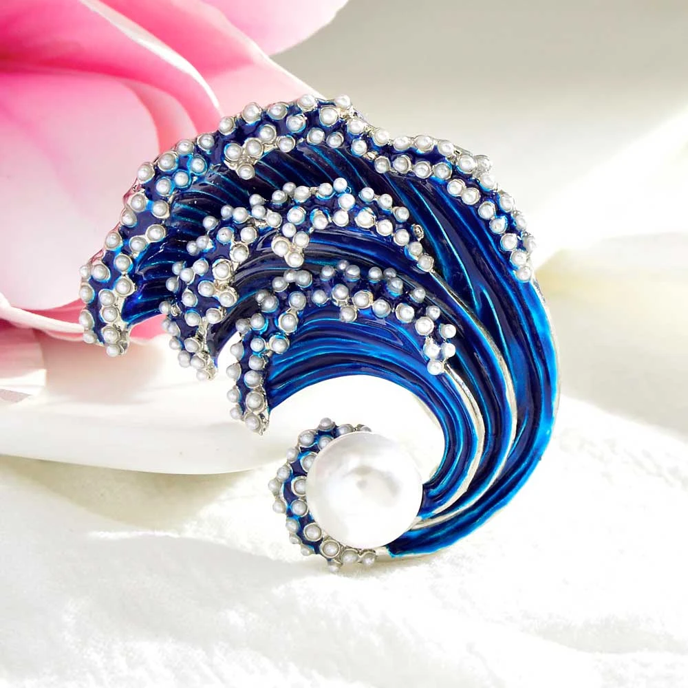 Ocean Wave Brooch 4 Ocean Wave Brooch - Image 2