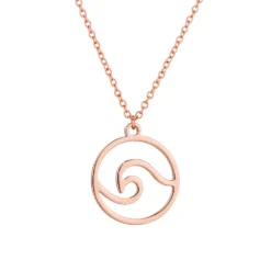 Rose Gold Wave Necklace