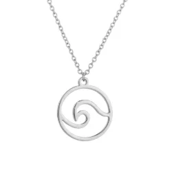 Silver Ocean Wave Necklace