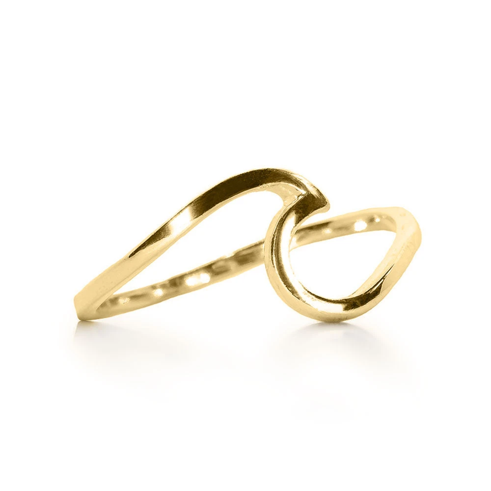 Gold Wave Ring 3 Gold Wave Ring