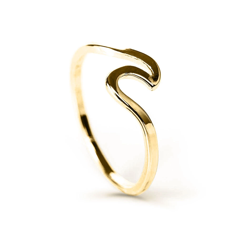 Gold Wave Ring 4 Gold Wave Ring - Image 2