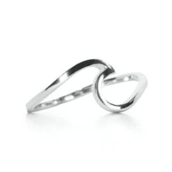 Silver Wave Ring