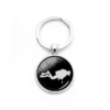 Scuba Diver Keyring 2 Scuba Diver Keyring -Citrusreef Store scuba diver keyring silver black 1