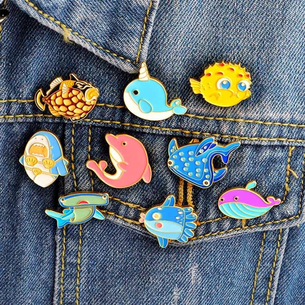 ‘Sea Cuties’ Reef Fish Brooch Pins 4 ‘Sea Cuties’ Reef Fish Brooch Pins - Image 2