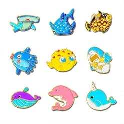 ‘Sea Cuties’ Reef Fish Brooch Pins