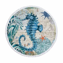 Seahorse Beach Towel