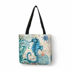 Seahorse Tote Bag