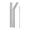 Stainless Steel Straws -Citrusreef Store silver stainless steel metal straws 1