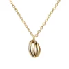 Gold Cowrie Pendant Necklace -Citrusreef Store single cowrie shell necklace gold 1