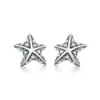 Silver Starfish Earrings -Citrusreef Store starfish earrings silver 1