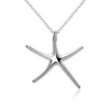 Solid Silver Starfish Necklace