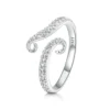 Octopus Tentacle Ring -Citrusreef Store sterling silver tentacle ring 1