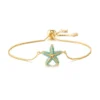Gold Starfish Bracelet -Citrusreef Store turquoise starfish bracelet gold