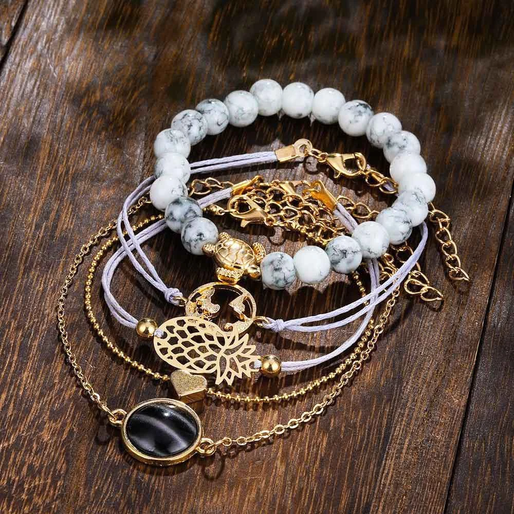 5 Piece Turtle Bracelet Set 7 5 Piece Turtle Bracelet Set - Image 5