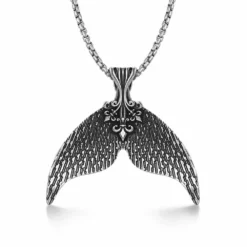 Mythical Vintage Mermaid Necklace