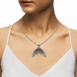 Mythical Vintage Mermaid Necklace -Citrusreef Store vintage mermaid necklace 3