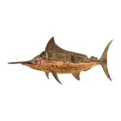 Wooden Marlin Wall Decor