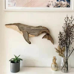 Wooden Whale Wall Decor -Citrusreef Store wooden whale wall decor 3